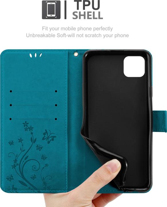 Immagine prodotto Cadorabo Copertina del libro a fiori (Samsung Galaxy A22 5G)