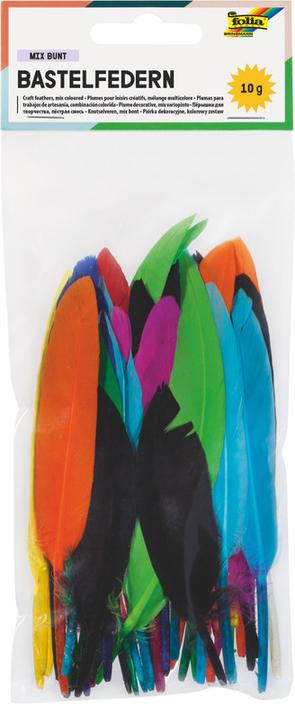 Actual product image Folia Indian feathers, 10 g, assorted colours