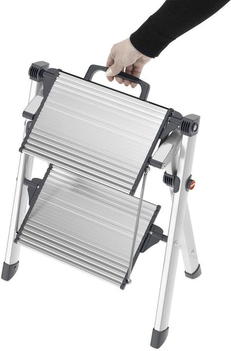 Produktbild Hailo MK80 ComfortLine, Komfort-Trittleiter, 2 Stufen (Trittleiter, 46 cm)