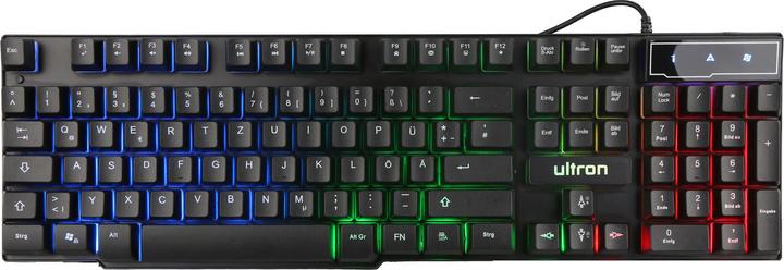 Produktbild Ultron HAWK Gaming Kit 4in1 (Tastatur+Maus+MausPad+Headset) (DE, Kabelgebunden)
