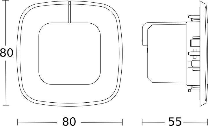 Produktbild Steinel Präsenzmelder IR Quattro SLIM (16 m)