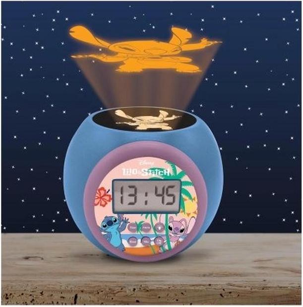 Actual product image Lexibook Stitch Projector Alarm Clock