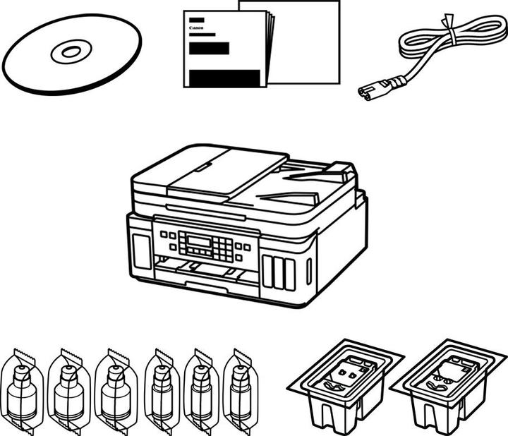 Actual product image Canon PIXMA G7050 MegaTank (Ink tank, Colour)