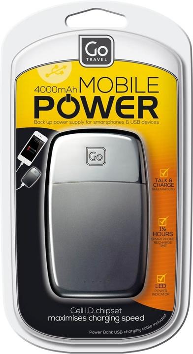 Image du produit Go Travel Power Bank 4000 (Black)