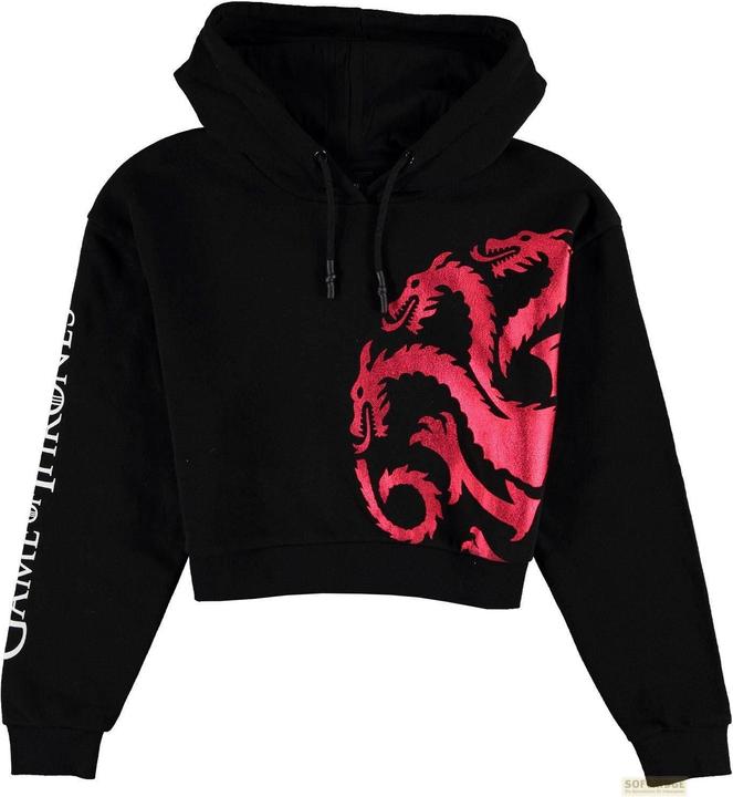 Difuzed HOUSE OF THE DRAGON - Crop Pull Femme (2XL) (XXL)