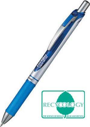 Actual product image Pentel EnerGel Xm (Blue, Silver, 1 x)