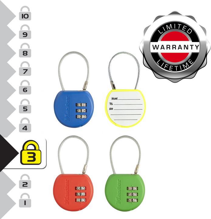 Produktbild Master Lock Kabelschloss