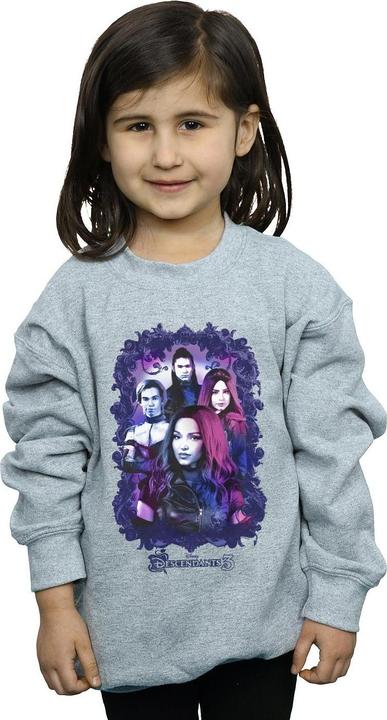Actual product image Disney Girls The Descendants Group Attitude Sweatshirt (104)