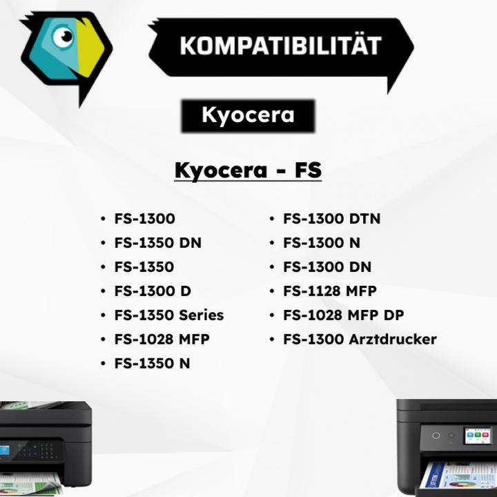 Immagine prodotto Inkadoo Toner compatibile con Kyocera/Mita 1T02HS0EU0 / TK-130 XL Toner, nero nero (FC)