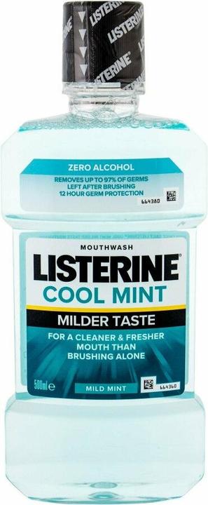 Produktbild Listerine Mouthwash Cool Mint Mild Mint (500 ml, Mundwasser)