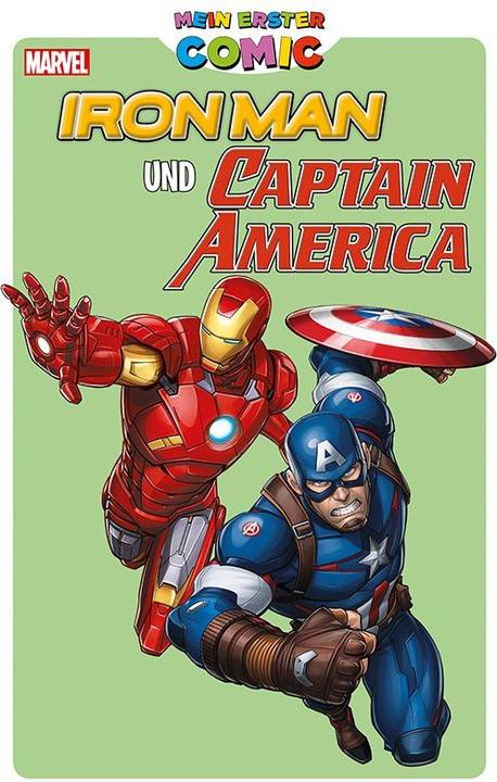 Actual product image Panini Mein erster Comic: Iron Man und Captain America (German, Matteo Lollipop, Scott Gray, Craig Rousseau, Fred Van Lente, Margot Blankier, Roger Langridge, Bernd Kronsbein, Juan Santacruz, 2020)