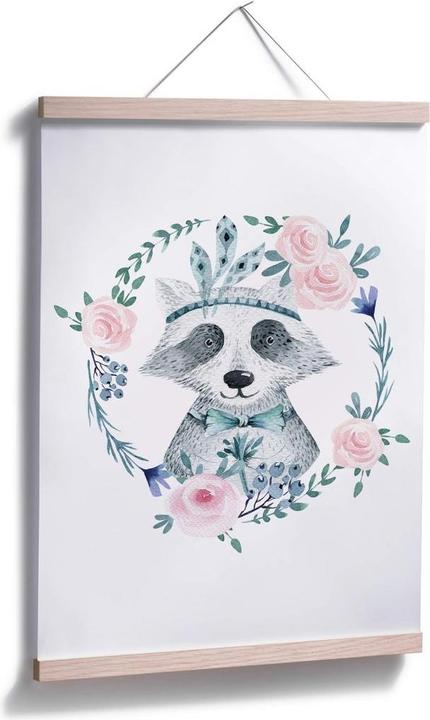 Produktbild Trenddeko Waschbär 01 (30 x 40 cm)