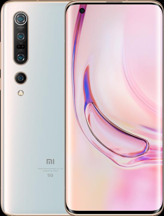 Xiaomi Mi 10 Pro (256 GB, Alpine White, 6.67", Single SIM, 108 Mpx, 5G)