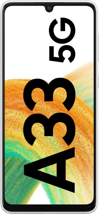 Immagine prodotto Samsung Galaxy A33 5G UE (128 GB, Awesome White, 6.40", Doppia SIM, 48 Mpx, 5G)