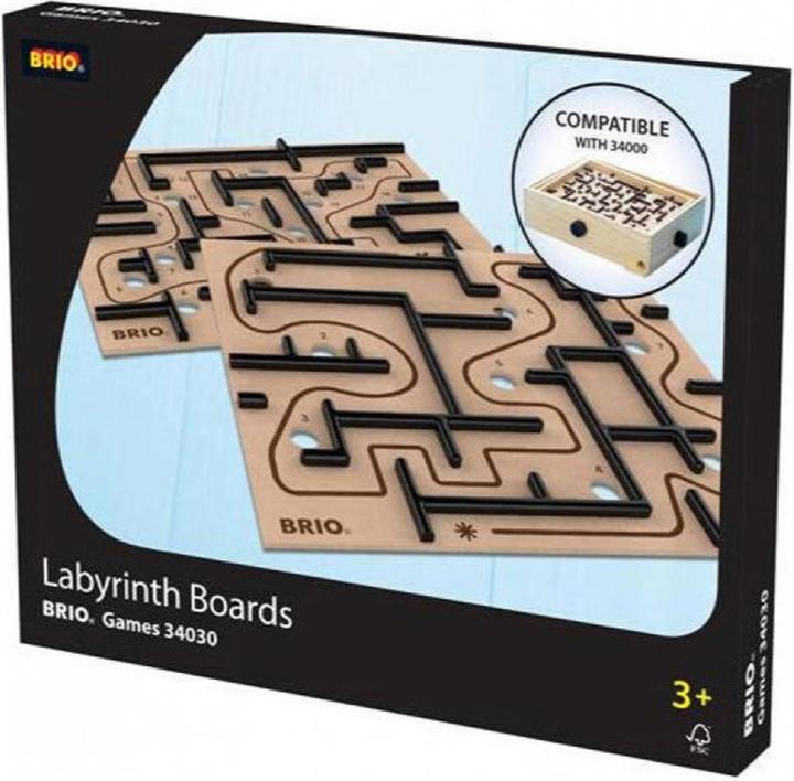 Image du produit Brio Plaques de rechange du labyrinthe (Allemand, Anglais, Italien)