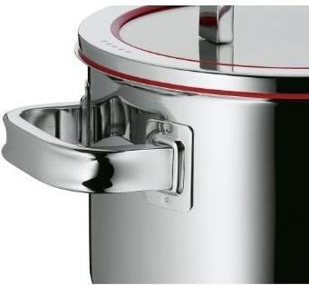 Produktbild WMF Kochtopf Bratentopf Induktion 20cm Glasdeckel 2,5l Function4 Edelstahl (20 cm, Bräter + Schmortopf, Edelstahl)