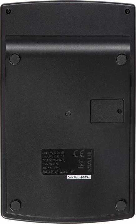 Produktbild Maul Taschenrechner MTL600 Schwarz (Solarzellen)