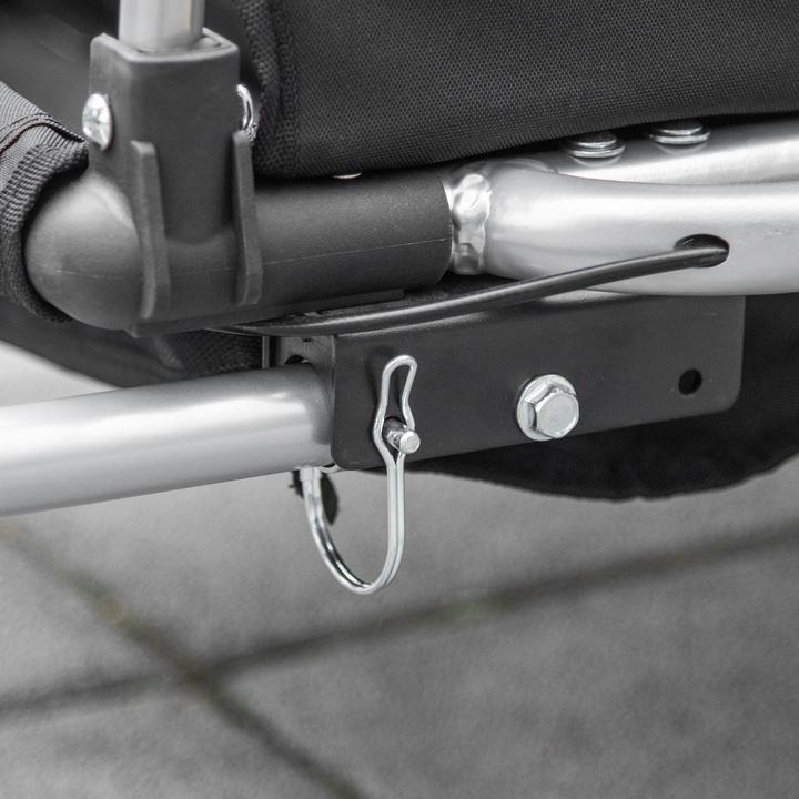 Actual product image Homcom Children's bike trailer with storage bag