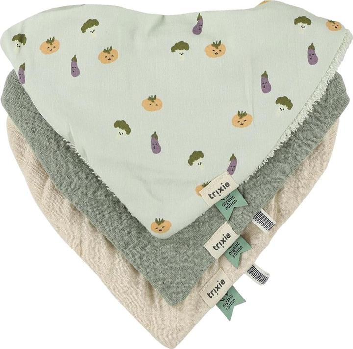 Immagine prodotto Trixie Baby Bavaglino a bandana confezione da 3 mix di verdure amiche