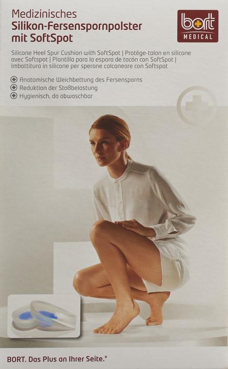 Image du produit Bort Medical Coussinet d'éperon de talon en silicone S-38 SoftSpot (Déodorants & poudre pour les pieds, 318.50 ml)
