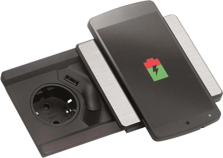 Produktbild Schulte Elektrotechnik EVOline Square QI-Ladefunktion
