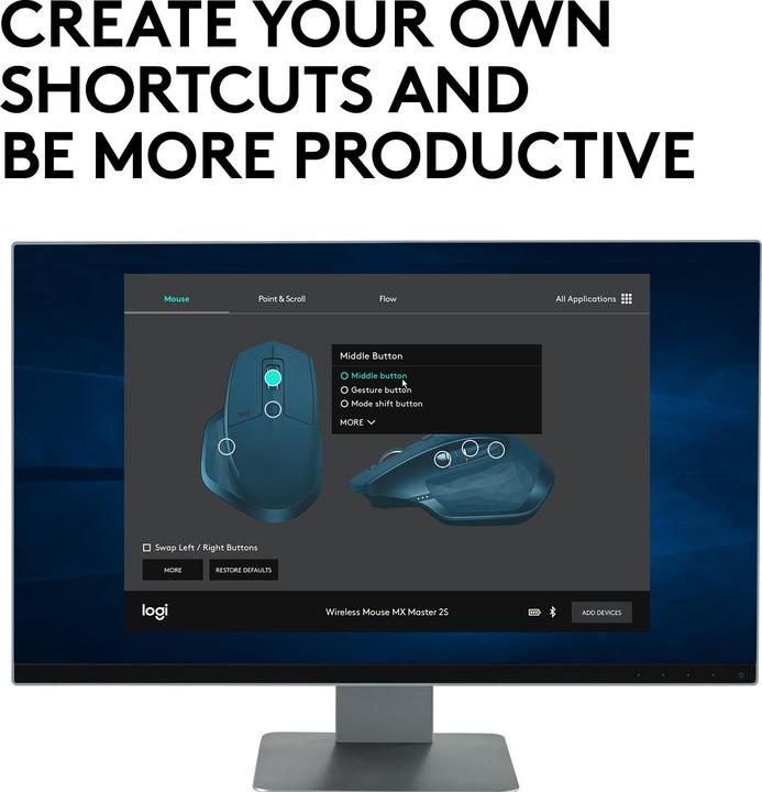 Actual product image Logitech MX Master 2S (Wireless)