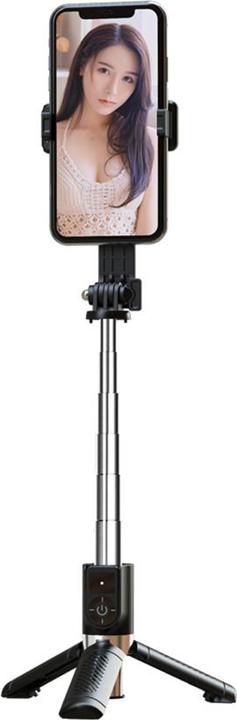 Actual product image xO selfie stick Bluetooth tripod SS10 black 80cm
