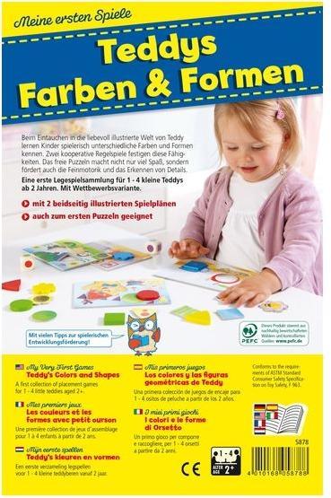 Immagine prodotto Haba I miei primi giochi I colori e le forme di Teddy (Francese, Italiano, Tedesco, Olandese, Inglese, Spagnolo)