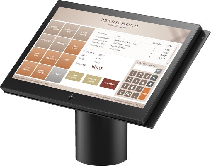 Actual product image HP Engage One AIO i5-7300U () RAM SSD WLAN bgn+BT 4.0 500nit Stand Adv. I/O Base Win10IoT