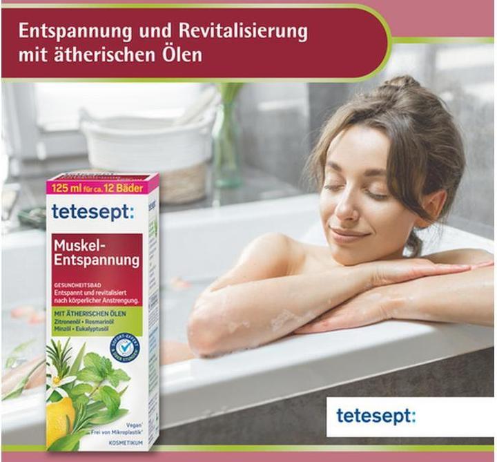 Produktbild Tetesept Bath Muscle relaxation 125 ml (125 ml, Badeöl)