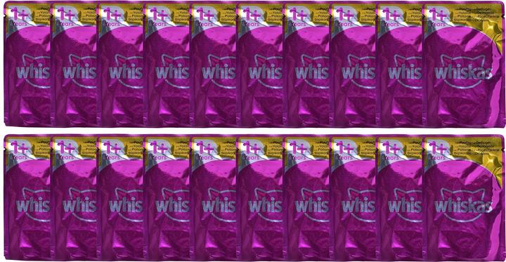 Image du produit Whiskas saszetki z drobiem dla kota 80x85g (Senior, 1 pcs, 6800 g)
