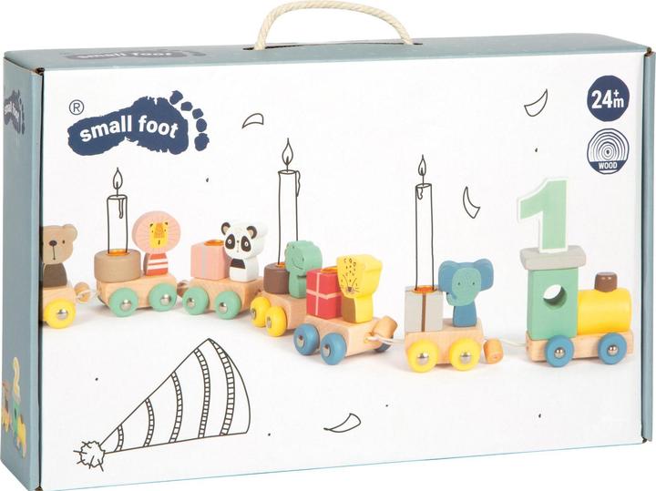Image du produit small foot Train d'anniversaire avec animaux