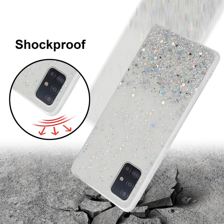 Actual product image Cadorabo TPU cover sparkling glitter (Samsung Galaxy A51 5G)