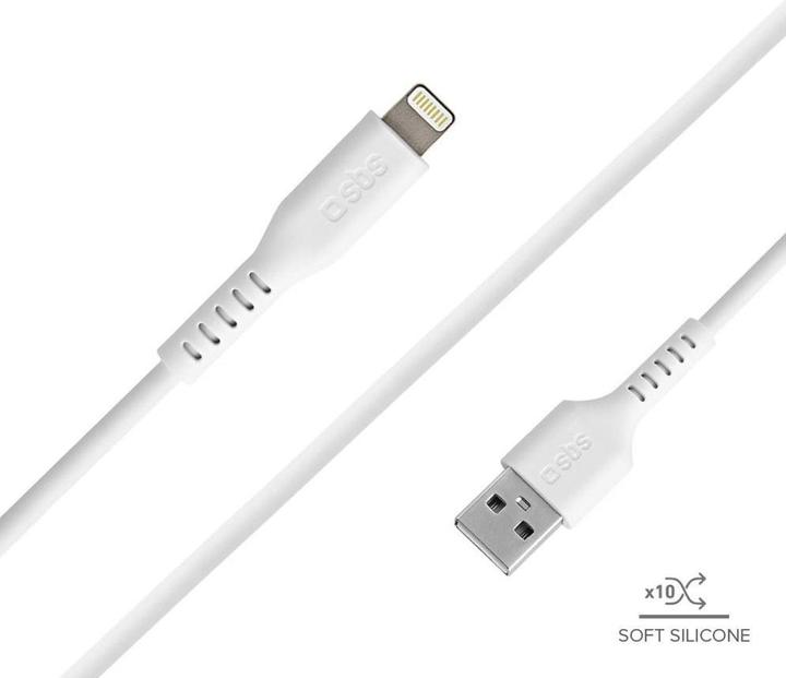 Actual product image SBS Data cable USB 2.0 to Apple Lightning (1 m, USB 2.0)