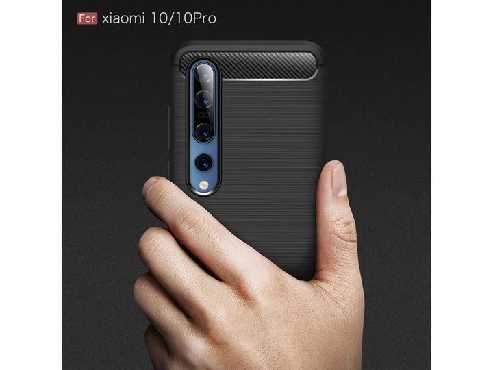 Actual product image Screenguard Xiaomi Mi 10 Cover Carbon Brushed Soft TPU (Xiaomi Mi 10)