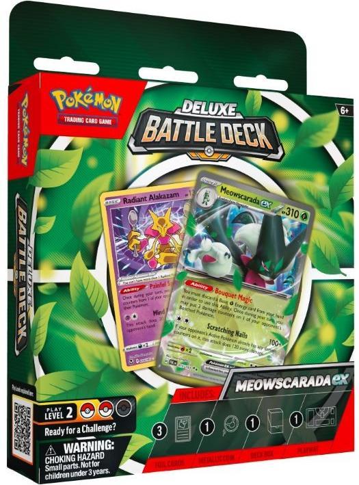 Immagine prodotto Pokémon Zestaw kart Deluxe Battle Deck Meowscarada EX (Ponte)