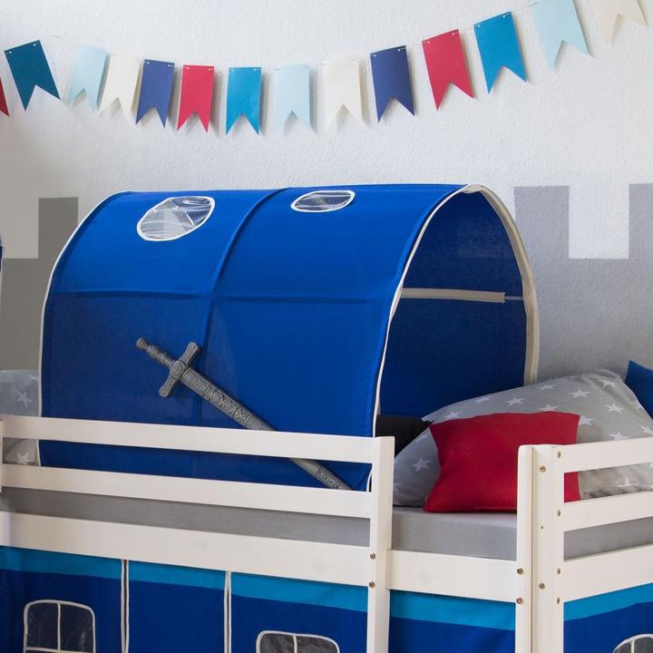 Image du produit Floki24 Tunnel pour lits superposés Tente de lit Toit de jeu Tunnel Caverne Lit d'enfant - bleu