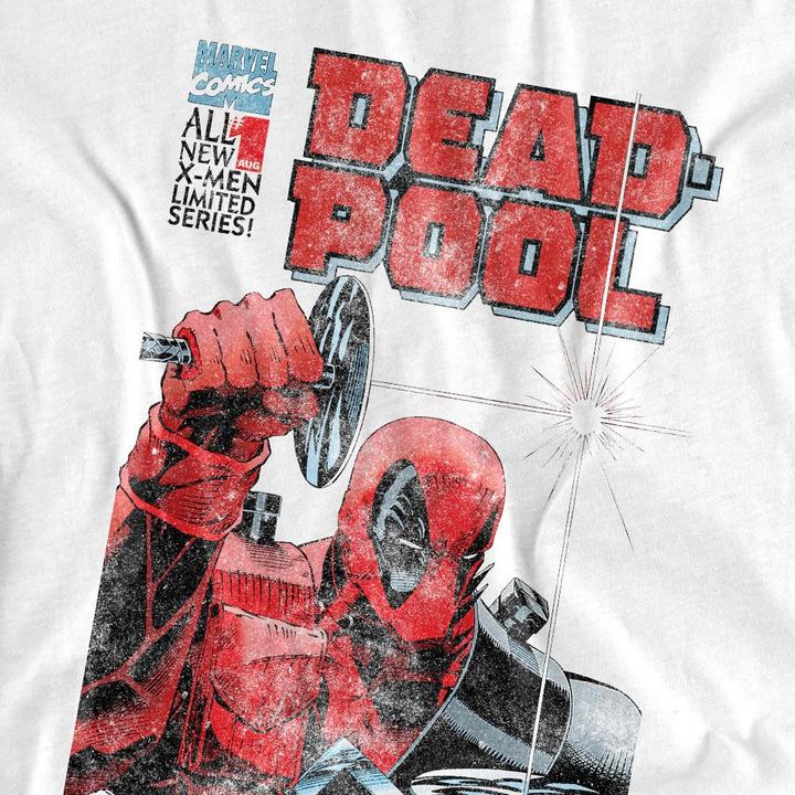 Actual product image Deadpool Mens Comic Cover T-Shirt (4XL)