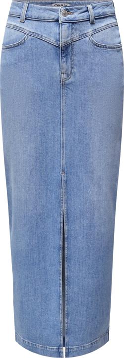 Only Hohe Taille Langer Rock Jeansrock (34)