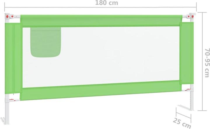 Produktbild VidaXL Bettschutzgitter (180 cm)