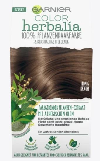 Image du produit Garnier Couleur, Herbalia brun miel, colorant capillaire