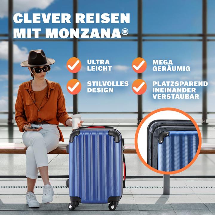 Produktbild Monzana Hartschalenkoffer (62 l, M (50 - 90l))