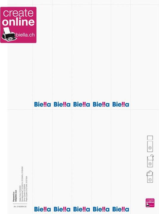 Image du produit Biella Contre-étiquettes 27x145mm
