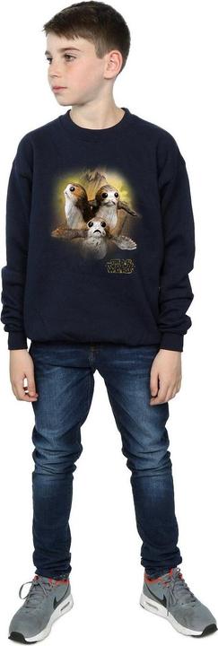 Actual product image Star Wars Boys The Last Jedi Porgs Brushed Sweatshirt (152, 158)