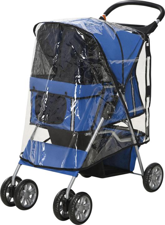 Image du produit PawHut Poussette pour chien avec housse de pluie (Chien, Pliable)