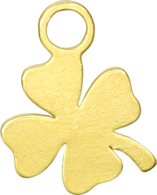 Immagine prodotto Star Piercing Anhänger vergoldet Kleeblatt (senza ottone, Acciaio chirurgico 316L)