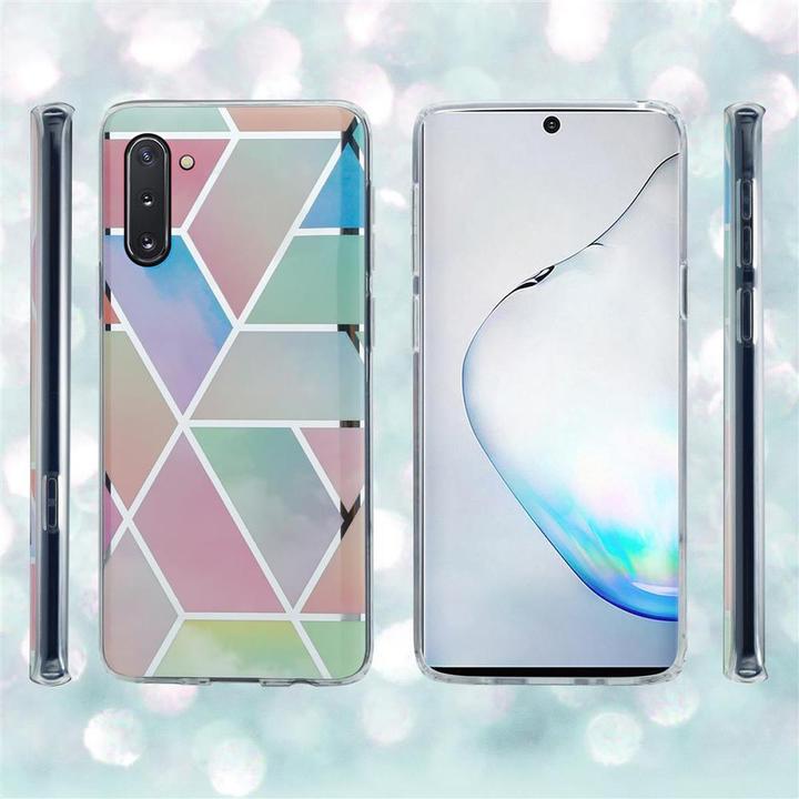 Actual product image Cadorabo IMD TPU Colorful Marble Cover (Samsung Galaxy Note 10)