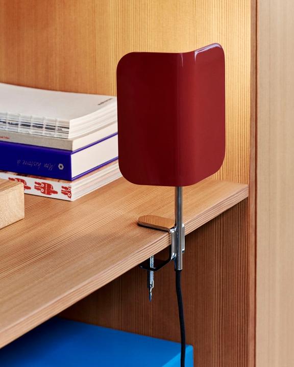 Produktbild HAY Apex Klemmleuchte Maroon Red (E14)