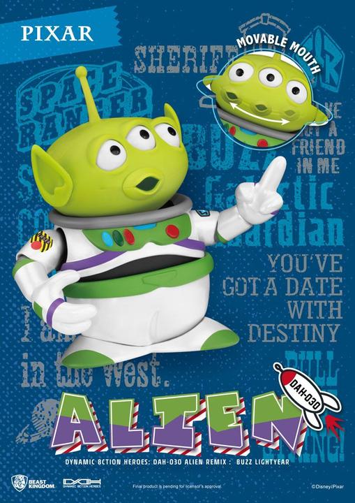 Produktbild Beast Kingdom Toy Story figurine Dynamic Action Heroes Alien Remix Buzz Lightyear 16 cm