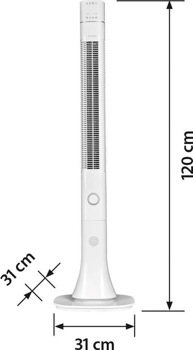 Actual product image Activejet Selected WKS-120BPJ column fan (52 dB)